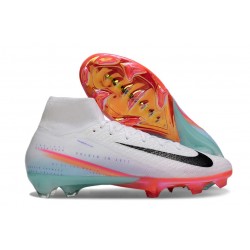 Nike Air Zoom Mercurial Superfly X Elite FG Blanc Noir Orange