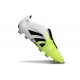 Crampons adidas Predator Elite FT FG Blanc Noir Citron Lucid