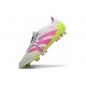 Crampons adidas Predator Elite FT FG Blanc Rose Lucide Citron Lucide