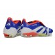 Crampons adidas Predator Elite FT FG Bleu Rouge Blanc
