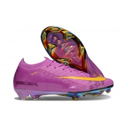 Nike Air Zoom Mercurial Vapor 16 Elite FG Violet Jaune