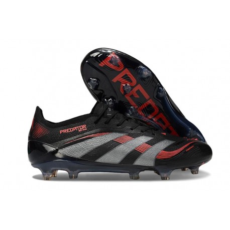 adidas Predator Elite FG Neuf Noir Rouge