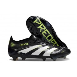 adidas Predator Elite FG Neuf Noir Blanc Citron Lucid
