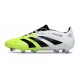 adidas Predator Elite FG Neuf Blanc Noir Citron Lucid