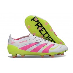 adidas Predator Elite FG Neuf Blanc Rose 