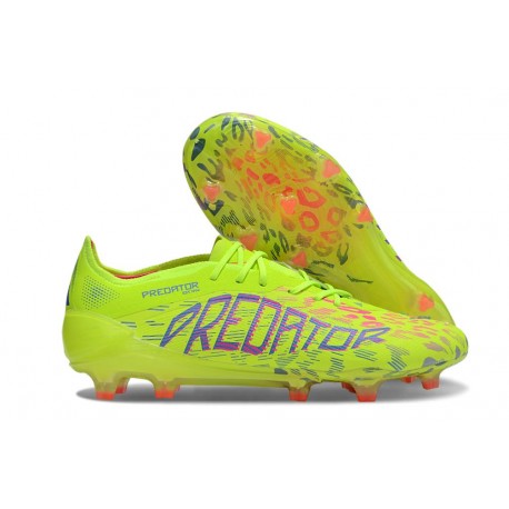 adidas Predator Elite FG Neuf Jaune Rose
