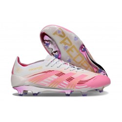 adidas Predator Elite FG Neuf Rose Blanc
