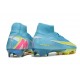Nike Zoom Mercurial Superfly 10 Elite FG Bleu Jaune