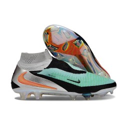 Chaussure Nike Phantom 6 Elite FG Turquoise Chrome Noir