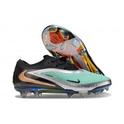 Nike Phantom 6 Low Elite FG Turquoise Chrome Noir