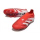 Crampons adidas Predator Elite 25 LL FG Rouge Lucide Blanc Noir