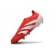 Crampons adidas Predator Elite 25 LL FG Rouge Lucide Blanc Noir