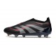 Crampons adidas Predator Elite 25 LL FG Noir Gris Quatre Rouge Lucide
