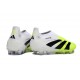 Crampons adidas Predator Elite 25 LL FG Blanc Noir Citron Lucid