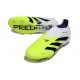 Crampons adidas Predator Elite 25 LL FG Blanc Noir Citron Lucid