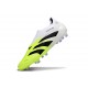 Crampons adidas Predator Elite 25 LL FG Blanc Noir Citron Lucid