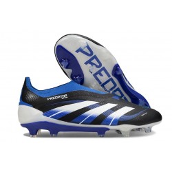 Crampons adidas Predator Elite 25 LL FG Noir Blanc Bleu