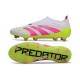 Crampons adidas Predator Elite 25 LL FG Blanc Rose Lucide Citron Lucide