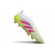 Crampons adidas Predator Elite 25 LL FG Blanc Rose Lucide Citron Lucide