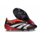 Crampons adidas Predator Elite 25 LL FG X MOMENTS Noir Blanc Rouge Vif