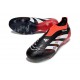 Crampons adidas Predator Elite 25 LL FG X MOMENTS Noir Blanc Rouge Vif