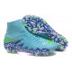 Nouveau Cramons Nike HyperVenom Phantom 2 FG Bleu Vert Blanc