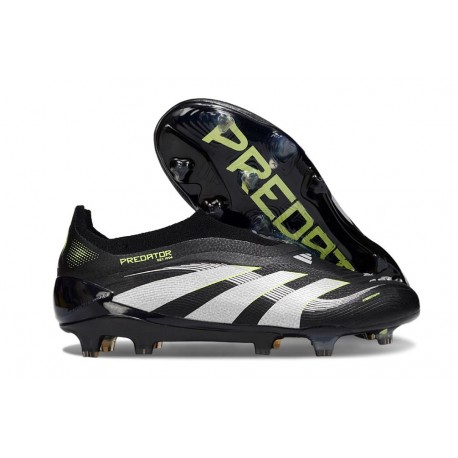 Crampons adidas Predator Elite 25 LL FG Noir Blanc Jaune