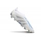 Crampons adidas Predator Elite 25 LL FG Blanc Gris Bleu