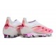 Crampons adidas Predator Elite 25 LL FG Rose Blanc