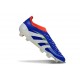 Crampons adidas Predator Elite 25 LL FG Bleu Lucide Blanc Ftwr Rouge Solaire
