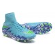 Nouveau Cramons Nike HyperVenom Phantom 2 FG Bleu Vert Blanc