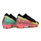 Nike Air Zoom Mercurial Vapor 16 Elite FG X VINI JR Noir Jaune Dynamique Vert Etincelle Cramoisi Brt