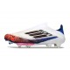 Adidas F50 Elite Laceless X Son FG Blanc Noir Rouge Vif