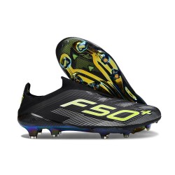 Chaussure adidas F50+ LL FG Core Noir Fer Mét. Citron Lucide