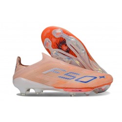 Chaussure adidas F50+ LL FG Orange Bleu
