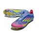 Chaussure adidas F50+ LL FG Bleu Fusion Citron Lucide Rose Lucide