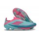 Chaussure adidas F50+ LL FG MESSI Aqua Flash Rose Lucide Cyan Lucide