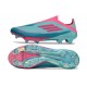 Chaussure adidas F50+ LL FG MESSI Aqua Flash Rose Lucide Cyan Lucide
