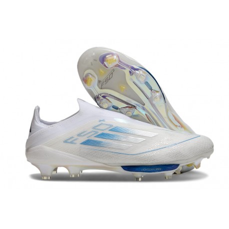 Chaussure adidas F50+ LL FG Blanc Pearl Métallique Blanc