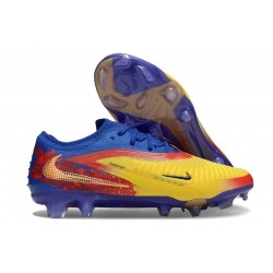 Nike Phantom 6 Low Elite FG Jaune Bleu Rouge Or