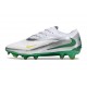 Nike Phantom 6 Low Elite FG Blanc Argent Vert