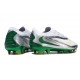 Nike Phantom 6 Low Elite FG Blanc Argent Vert