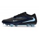 Nike Phantom 6 Low Elite FG Noir Bleu
