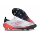 adidas F50 Elite Laceless FG Blanc Noir Rouge