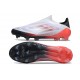 adidas F50 Elite Laceless FG Blanc Noir Rouge