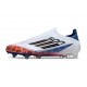 adidas F50 Elite Laceless FG Son Blanc Noir Rouge Vif
