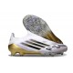 adidas F50 Elite Laceless FG Blanc Noir Or Mét