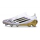 adidas F50 Elite Laceless FG Blanc Noir Or Mét