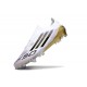adidas F50 Elite Laceless FG Blanc Noir Or Mét