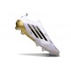 adidas F50 Elite Laceless FG Blanc Noir Or Mét